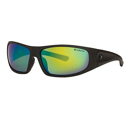 Greys G1 Sunglasses Matt Carbon / Green Mirror