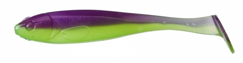 Illex Magic Slim Shad 4″ 10.0cm Purple Chartreuse