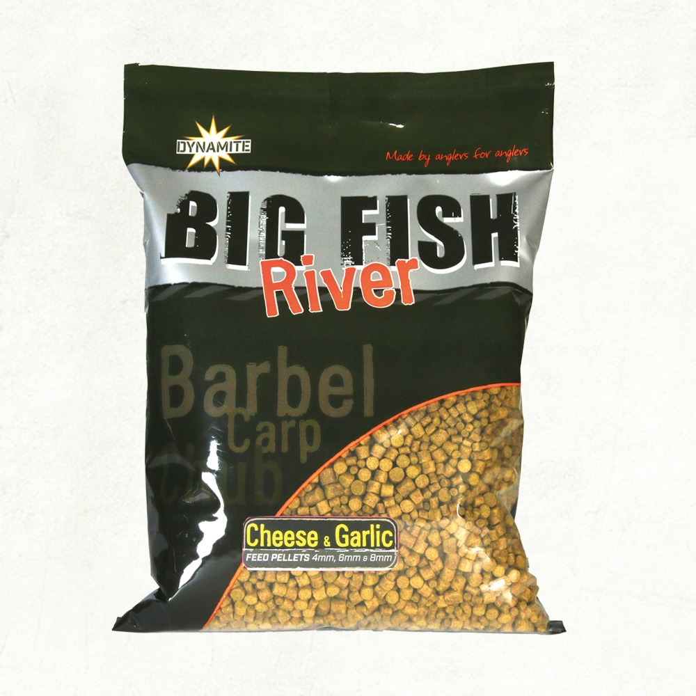 Dynamite Baits Big Fish River Feed Pellets Cheese & Garlic