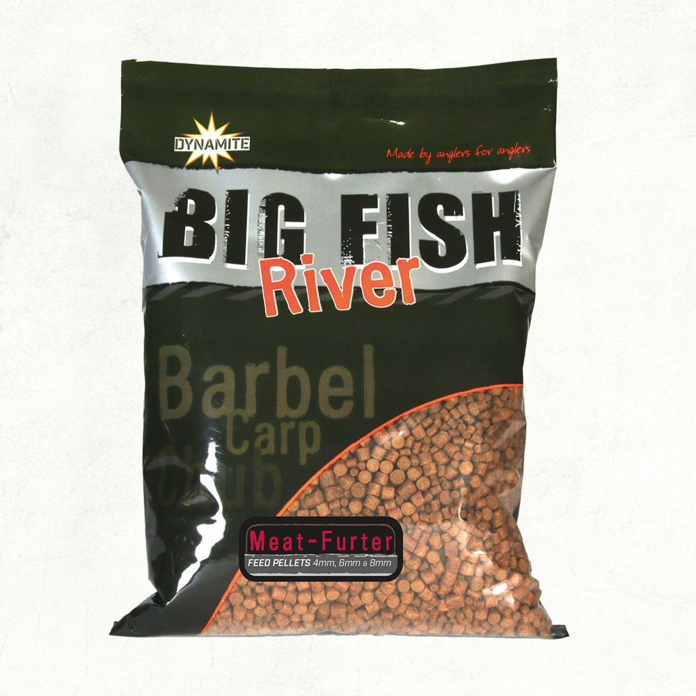 Dynamite Baits Big Fish River Feed Pellets Meat-Furter