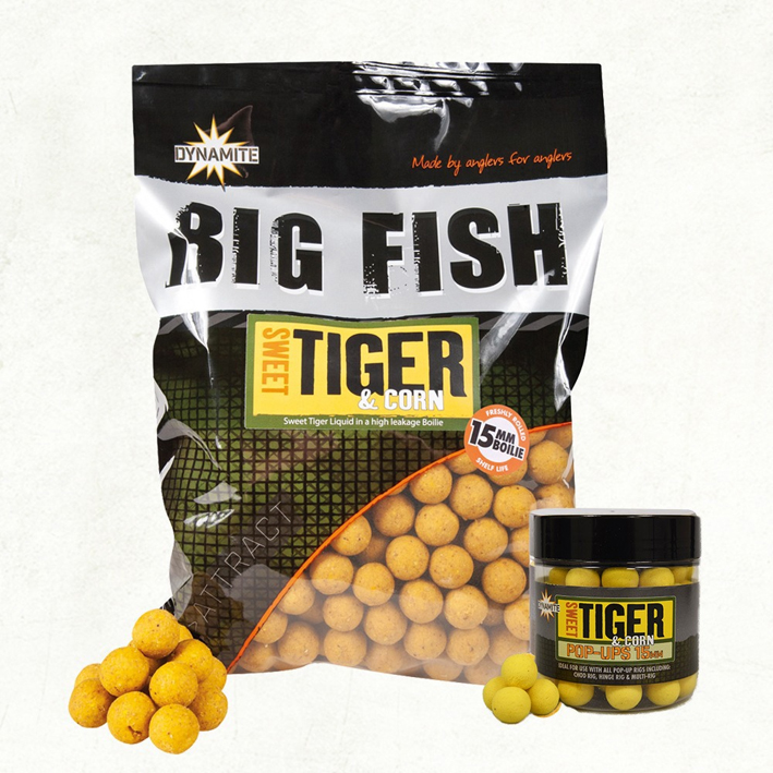Dynamite Baits Big Fish Boilie Sweet Tiger & Corn 1.8kg 20mm