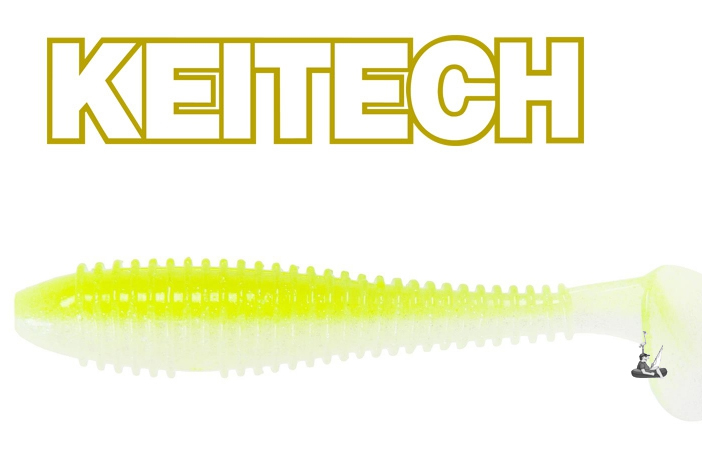 KEITECH Swing Impact FAT 2.8″ Chartreuse Shad
