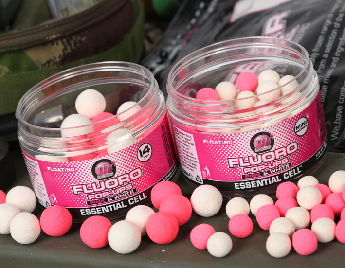 Mainline Fluoro Pop Ups Pink and White Link 14mm
