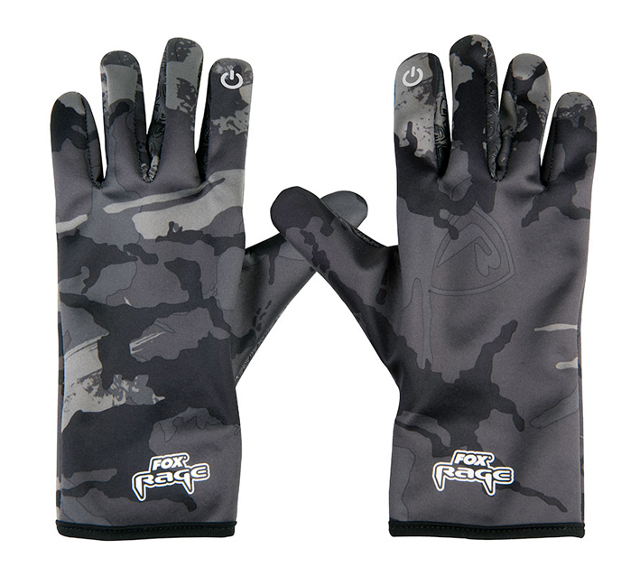 Fox RAGE Windblocker Thermal Camo Gloves Size  M