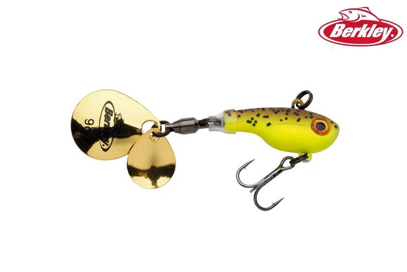 Berkley Pulse Spintail Brown Chartreuse