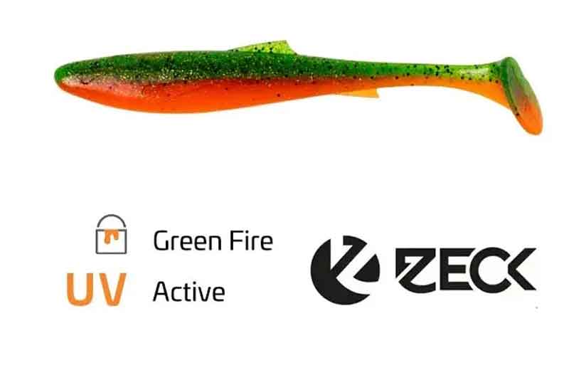 Zeck Fishing Dude Green Fire 2.5″ – 6.4cm