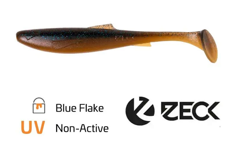 Zeck Fishing Dude Blue Flake Cookie 2.5″ – 6.4cm