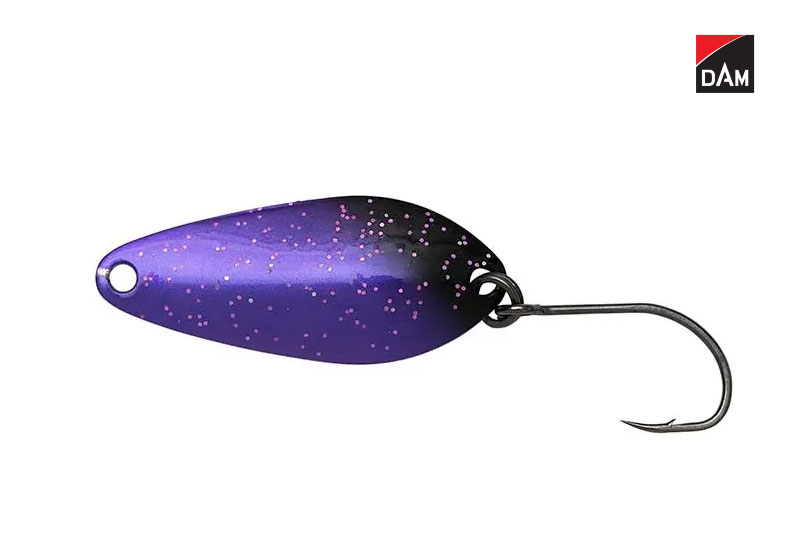 DAM Effzett Area-Pro Trout Spoon No.5 Purple Black
