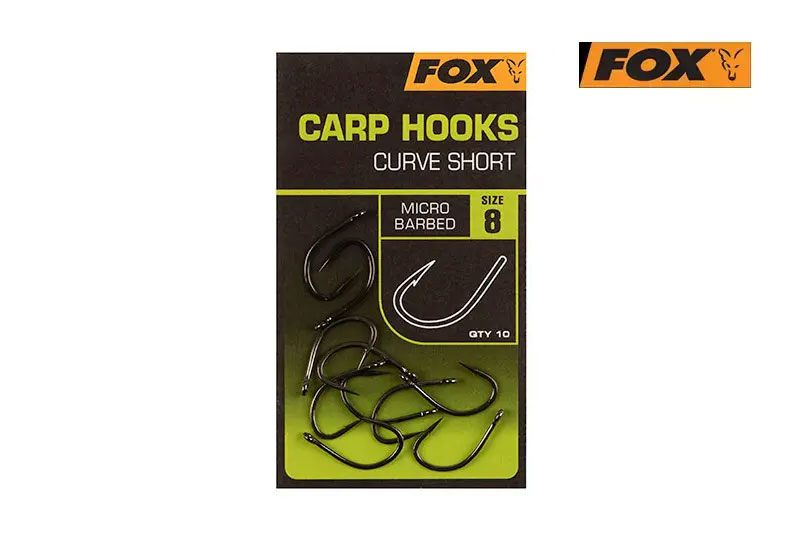 Fox  Carp Hook Curve Short Micro Barbed