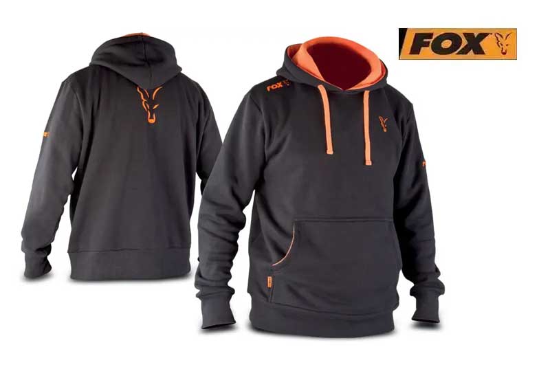 Fox Black & Orange Hoody