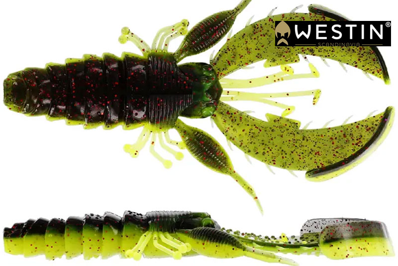 Westin Crecraw 8.5cm Black Chartreuse