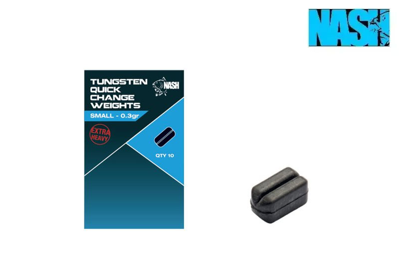 Nash Tackle Tungsten Quick Change Weights 0.3g Small