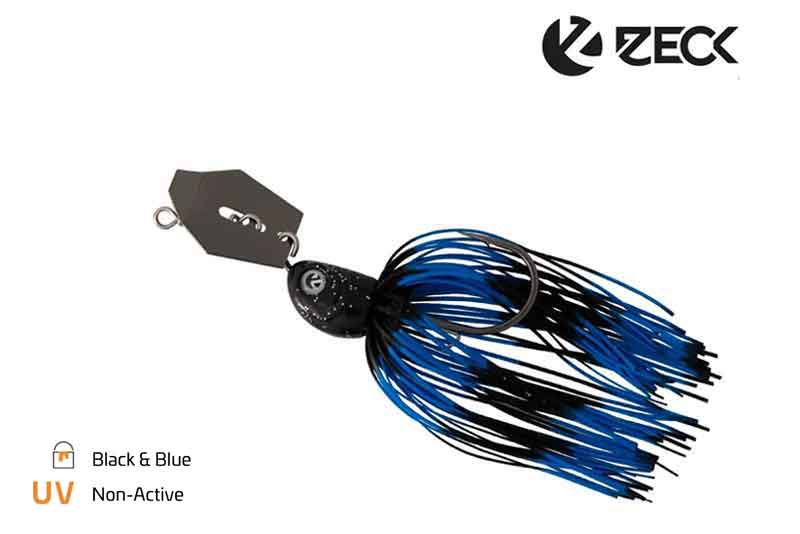 Zeck Fishing Chatterbait Black & Blue #3/0