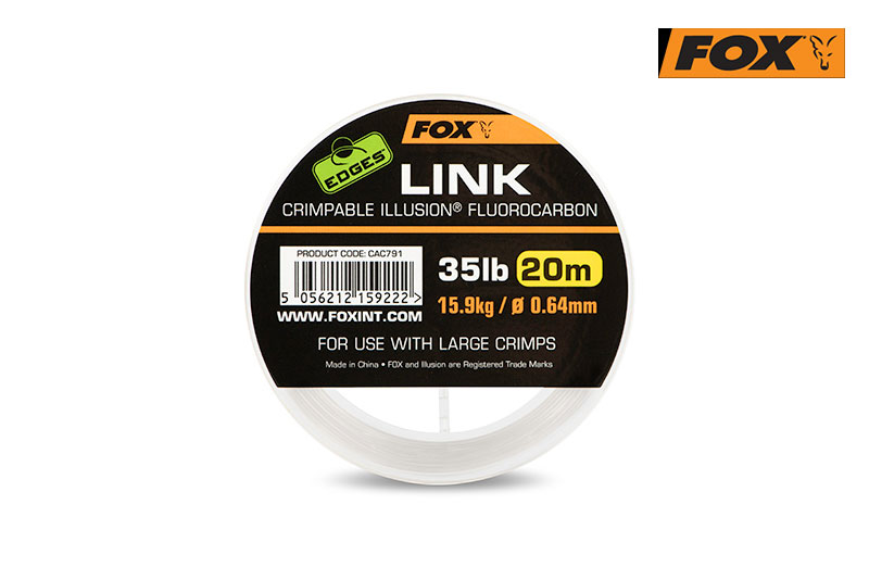 Fox EDGES Link Crimpable Fluorocarbon 25lb 20m
