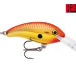 Rapala Shad Dancer 5cm CGFR - Chrome Gold Fluorescent Red