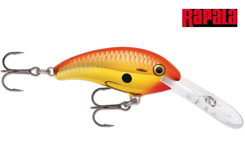 Rapala Shad Dancer 5cm CGFR – Chrome Gold Fluorescent Red