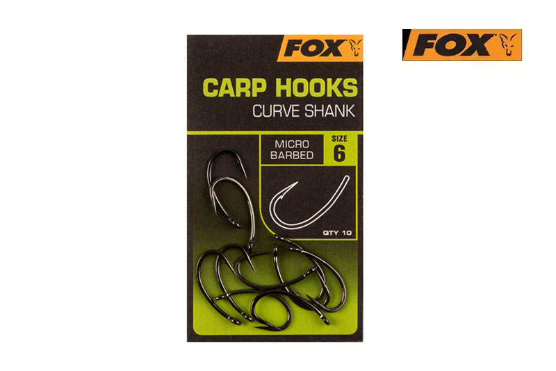 Fox  Carp Hook Curve Shank Micro Barbed