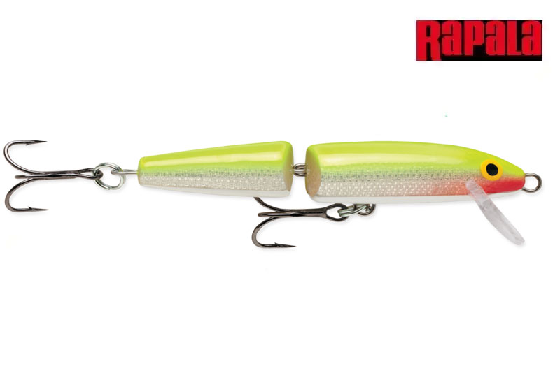 Rapala Jointed 13cm SFC – Silver Fluorescent Chartreuse
