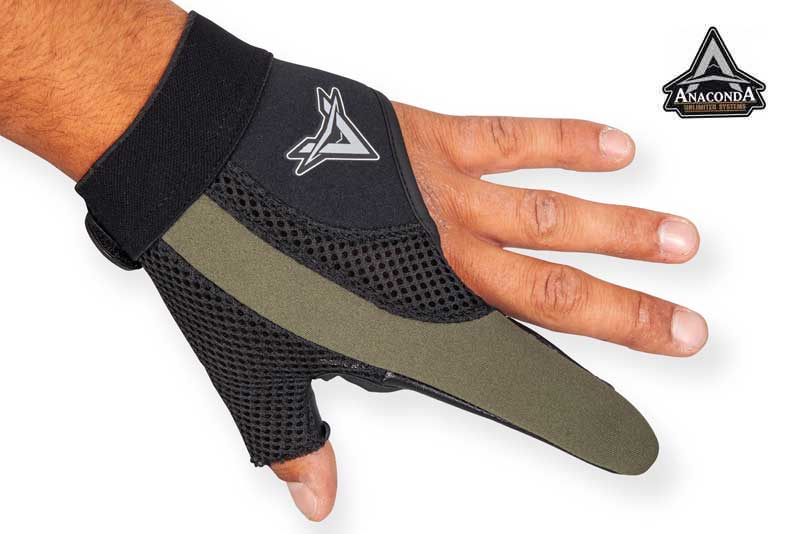 Anaconda Profi Casting Glove Handrückseite
