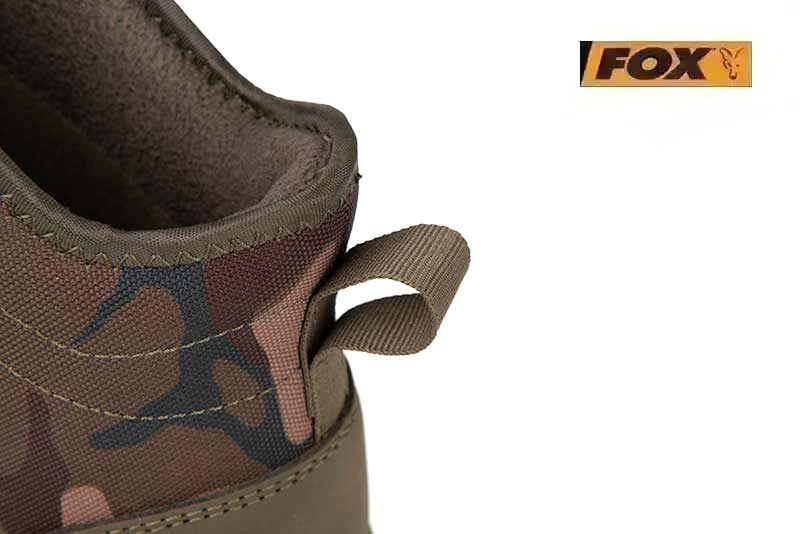 Fox Khaki Camo V2 Boot - Einstieghilfe