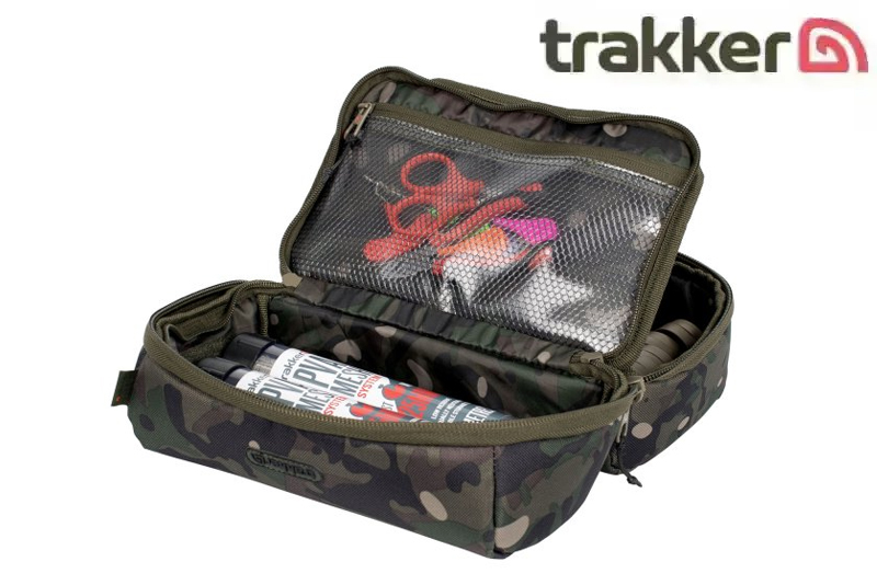 Trakker NXC Camo PVA Pouch - geöffnet oberes Fach